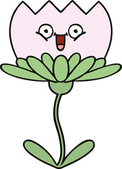 cute cartoon flower