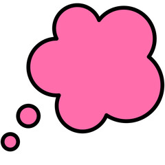 Speech balloons icon, filled style vector illustration