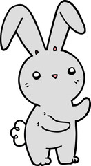 cute cartoon rabbit