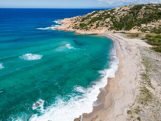 Obraz na płótnie Canvas Monti Russo beach in Aglientu, Sardegna, Italy 