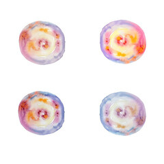 Watercolor colorful design elements. Background for design: banners, illustrations, icons, posters.