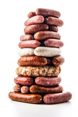 High Stack of Sausages, Generative AI