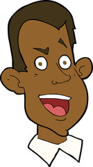 cartoon male face