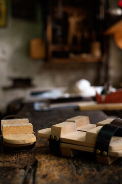 Wooden handmade clogs 