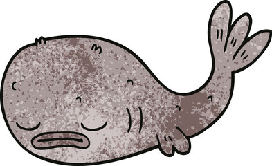 cartoon doodle of a fish