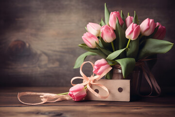 Bouquet of tulips