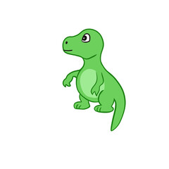 cartoon little dinosaur 