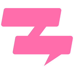 Fototapeta premium Speech balloons icon, flat style vector illustration