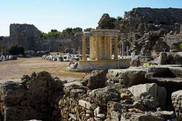 Türkei, Ägäis, Türkische Rivera, Side