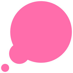 Speech balloons icon, flat style vector illustration