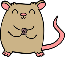cartoon doodle mouse