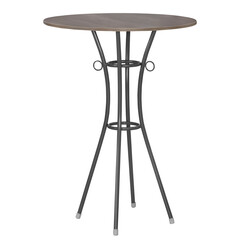 High bar table. Element of the interior. Isolated from the background
