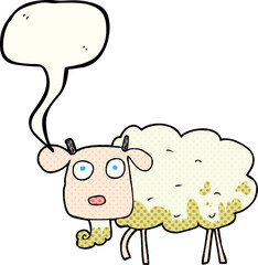 comic book speech bubble cartoon muddy goat