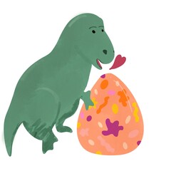 easter bunny with egg