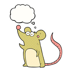 thought bubble cartoon mouse