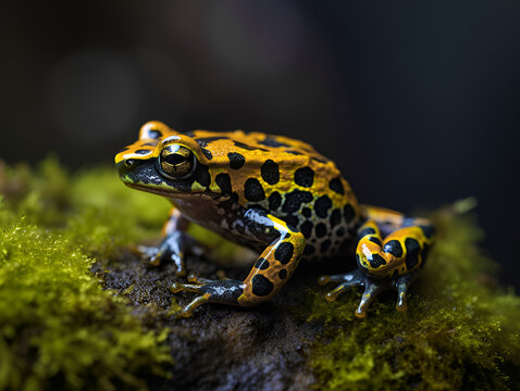 Harlequin Frog 2 - Generative AI