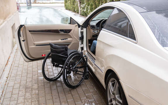 Driving With Disability Concept 
