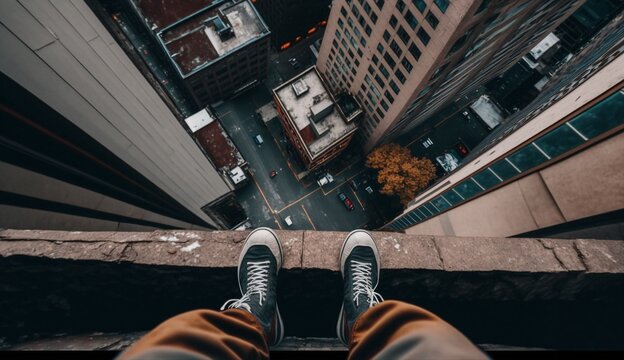 Boy On Ledge