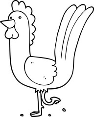 cartoon rooster