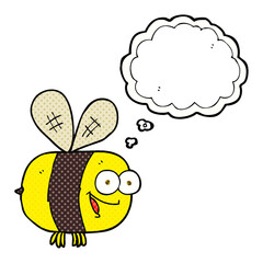 thought bubble cartoon bee