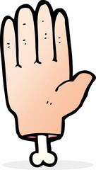 cartoon hand