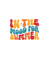 Retro Summer svg Bundle, Beach svg, Sunshine svg, Groovy Summer PNG, Wavy Text, Summer Sublimation Design, Svg Files For Cricut,Retro Summer SVG Summer SVG Groovy Summer PNG Sublimation Summer T shirt