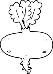 cartoon beetroot