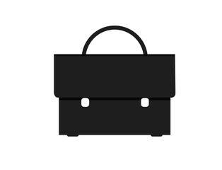 Business briefcase black icon