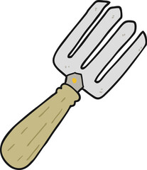 cartoon fork