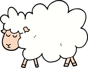 cartoon sheep