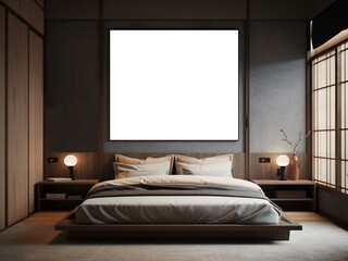 Japanese Style Royal Luxurious blank frame mockups, mockup frames for artwork print designs