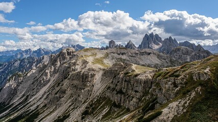 Beautiful view of the Dolomites Mountains UNESCO world heritage in South Tyrol, Italy