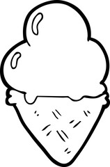 cartoon ice cream