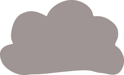 cartoon doodle weather cloud