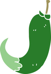 cartoon doodle chilli pepper