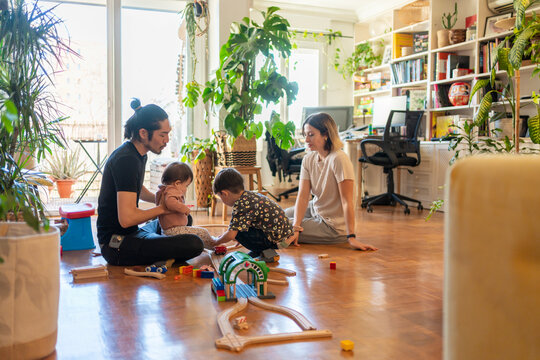 Family Spends Quality Time Together