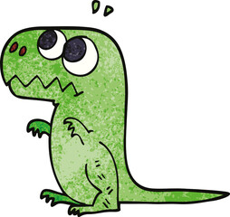 cartoon doodle prehistoric dinosaur