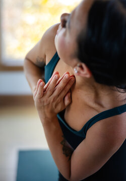 Yogi hands in prayer.
