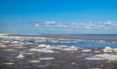 ice on the river