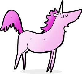 cartoon unicorn