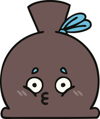 cute cartoon sack