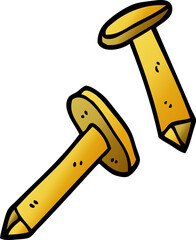 cartoon doodle nails