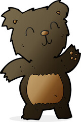 cartoon black bear
