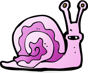 cartoon snail