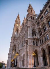 Fototapeta na wymiar Vienna City Hall austria