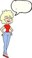 comic book speech bubble cartoon surprised woman