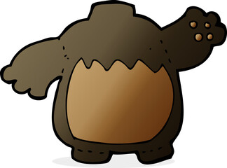 cartoon black bear body (mix and match cartoons or add own photo)
