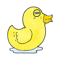 textured cartoon rubber duck
