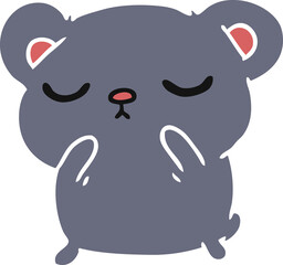 cartoon of a cute bear