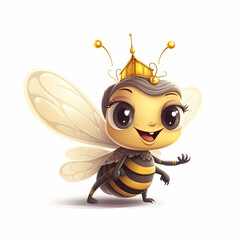 Bee Cartoon Illustration